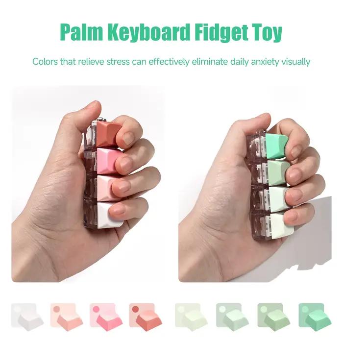 Clavier clé jouet bouton Keycap Fidget porte-clés