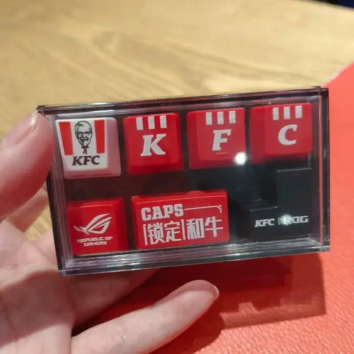 Kfc Keycap clavier mécanique Rog Collaboration bricolage modèle Anime dessin