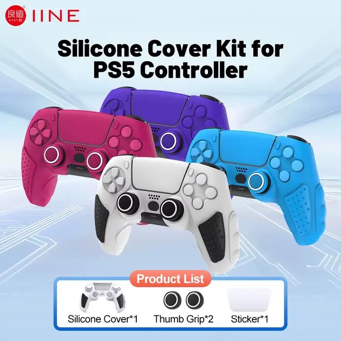 Housse en silicone pour accessoires de manette PS5