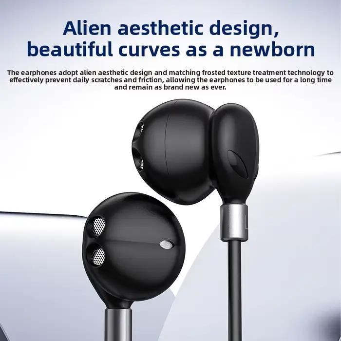 Pour Samsung casque filaire HiFi 9D son Surround avec contrôle par fil Type C 3.5mm écouteurs de musique pour Galaxy S25 24 Ultra A54 A53