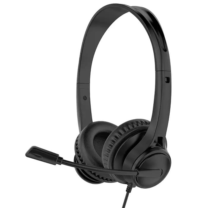3.5mm/USB casque d'ordinateur avec Microphone antibruit chat réseau enseignement vidéoconférence stéréo filaire