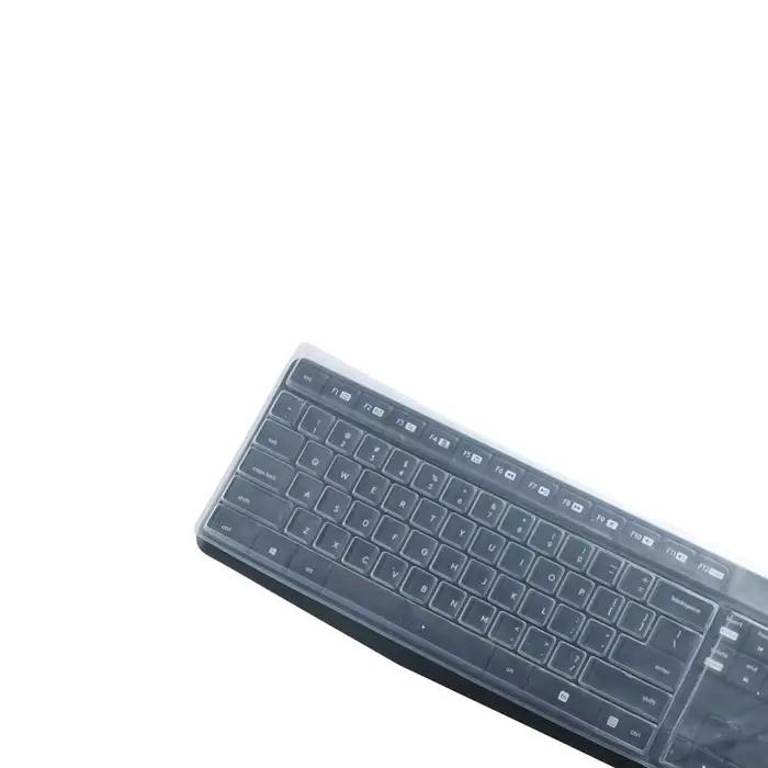 Pour PC ordinateur anti-poussière Silicone Transparent clair clavier peau protecteur