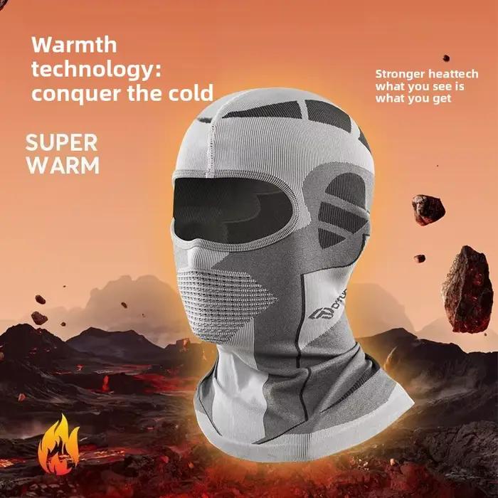 Cagoule de moto d'hiver, masque de Ski chaud coupe-vent pour hommes et femmes, doublure de casque d'équitation