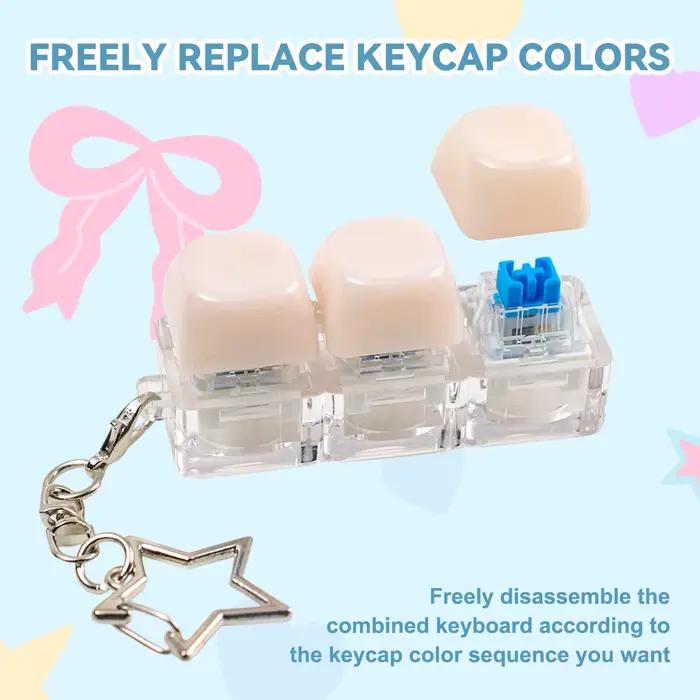 3 Clés Mignonnes pour Clavier