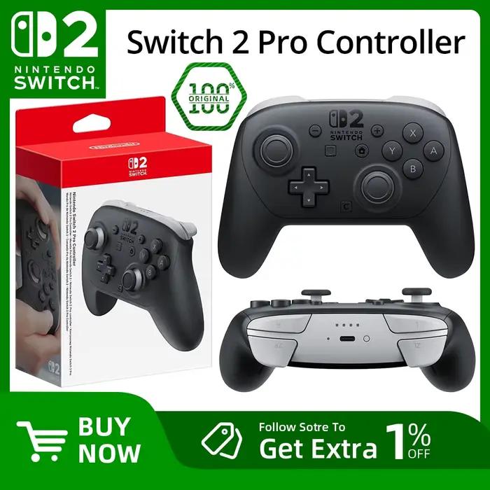 Nouveau contrôleur Nintendo Switch 2 Pro avec réveil en un clic NFC