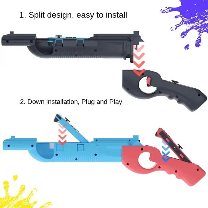 Contrôleur de pistolet de jeu pour Nintendo Switch/switch Oled Joycon Grip Call of Juarez