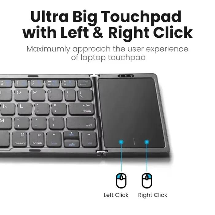 Mini clavier Bluetooth sans fil pliable