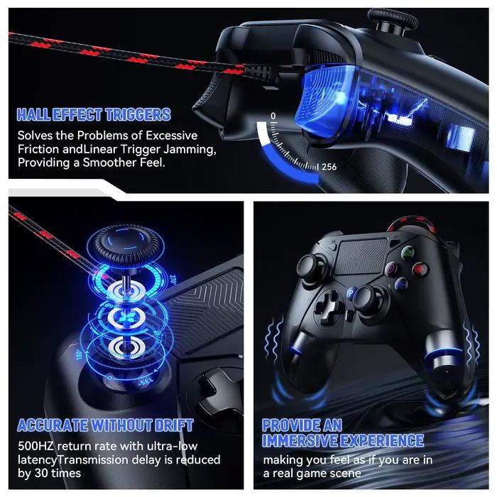 Manette de jeu pour PS5/PC Console filaire Dualsense prise en charge fonction de Vibration/Turbo/3.5mm