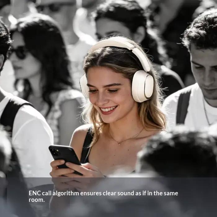 Casque FiiO EH13 sans fil Bluetooth supra-auriculaire avec réduction de bruit dynamique ANC