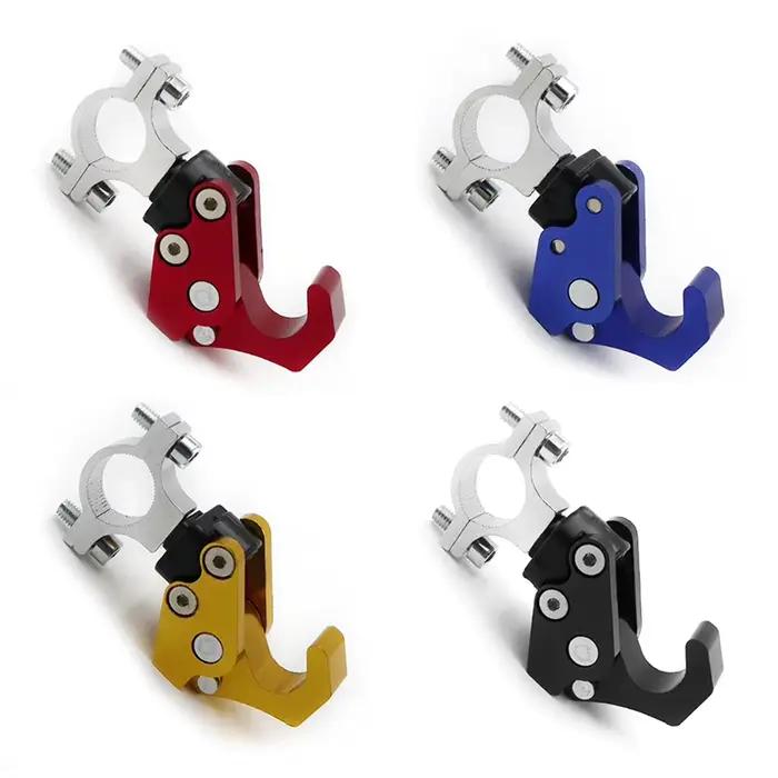 Crochet de rangement pour casque de moto, sac de bagages, support de crochet en alliage d'aluminium pour moto électrique vélo Scooter