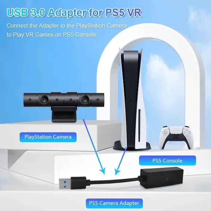 Adaptateur de mini caméra PS VR pour jouer PS VR sur PS5