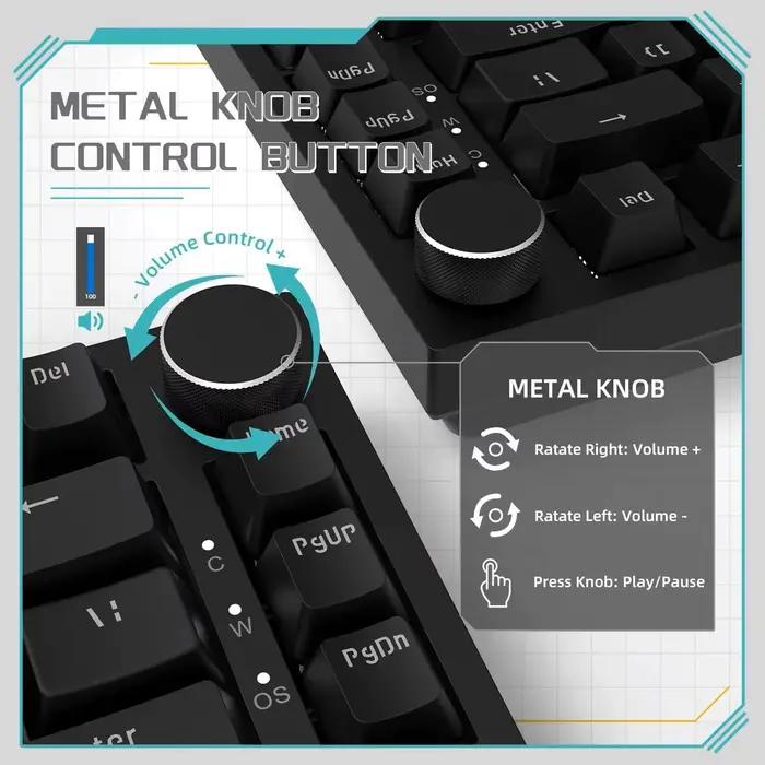 Clavier filaire à touches intégrales