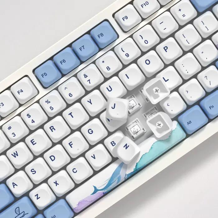 KBDiy-Ensemble de capuchons de touches pour clavier mécanique de jeu