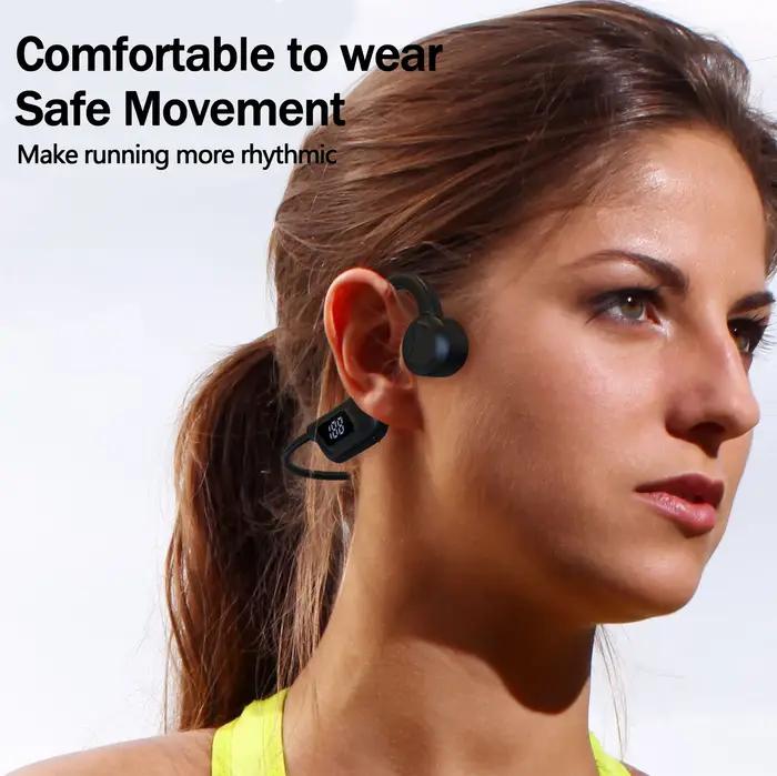 Écouteurs à Conduction osseuse sans fil Bluetooth 5.2