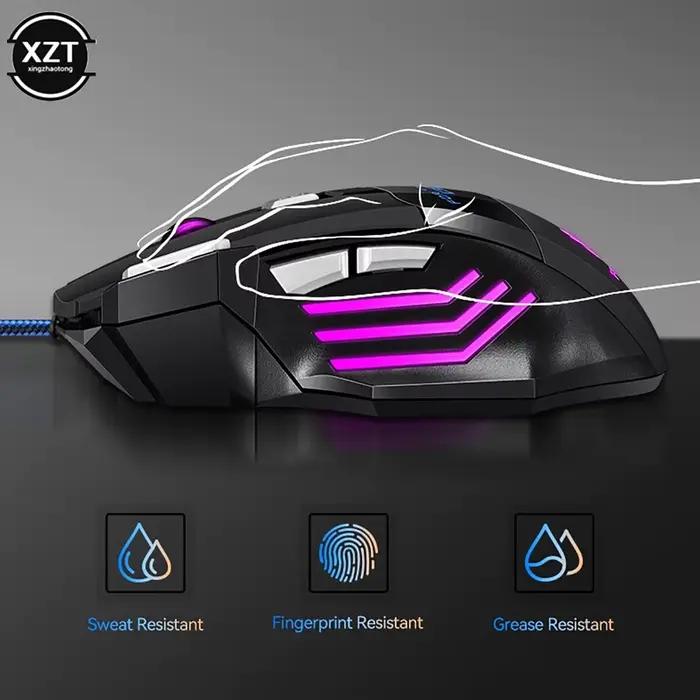 G6-Souris de jeu filaire USB ultra haute vitesse