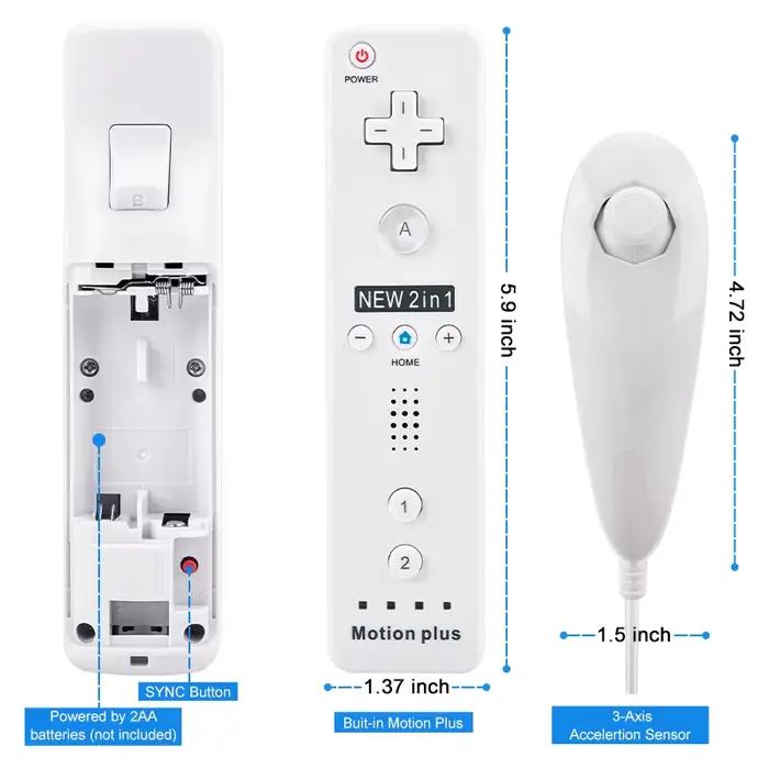 Contrôleur Nunchuck Personnalisable Pour Manette De Jeu Sans Fil De Console Wii Avec Motion Plus Occasions Spéciales Joueurs Amateurs Jeux Vidéo