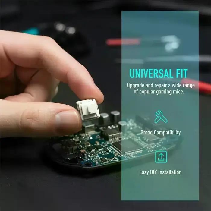 Micro-interrupteur de remplacement pour souris de jeu