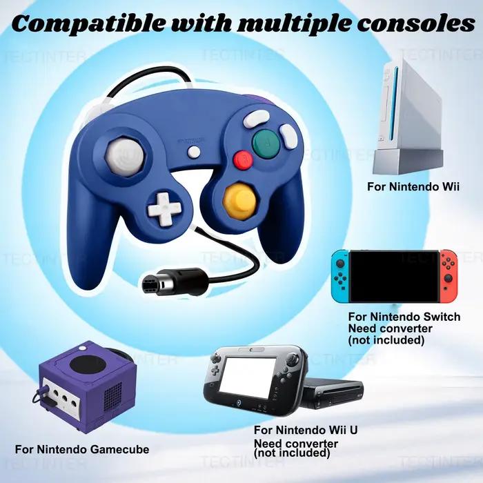 Manette filaire classique GC pour Nintendo Gamecube & Wii & Wii U & Switch