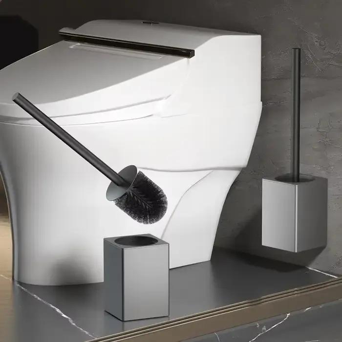 Brosse de toilette support