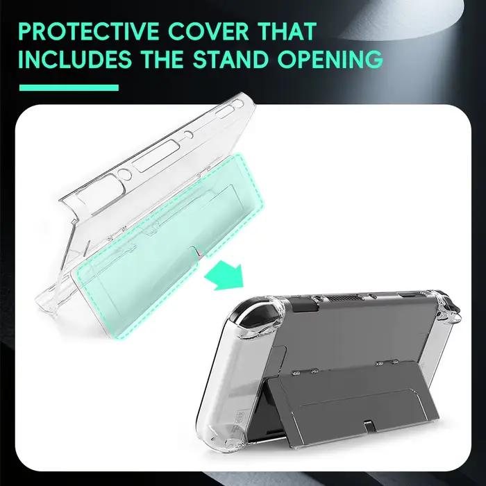 Coque en cristal pour console Switch OLED – Protection supérieure et design élégant