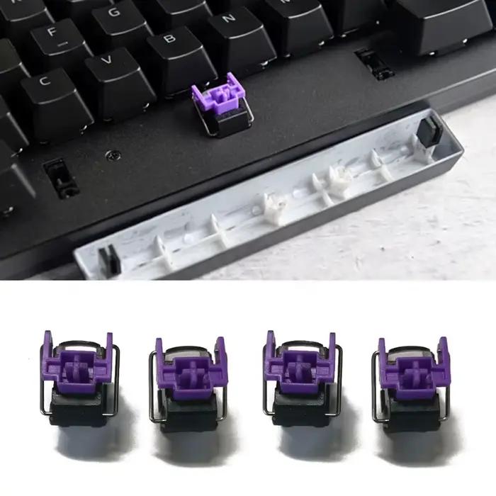 Commutateurs optiques violets pour clavier mécanique de jeu