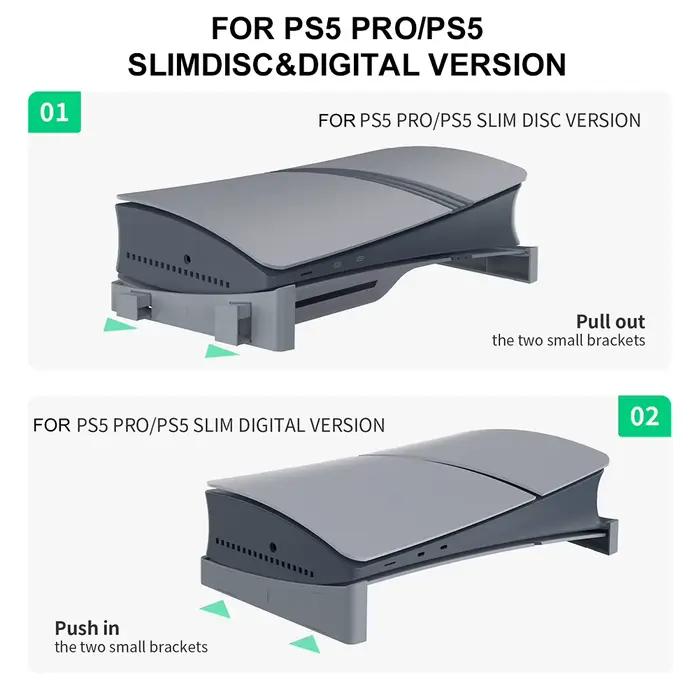 Base horizontale pour support de remplacement PS5Pro
