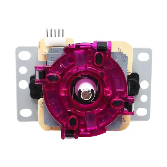 Nouveau joystick arcade en cristal 5 broches 4/8 directions avec tête de bille en cristal Sanwa, contrôleur de jeu pour machines d'arcade