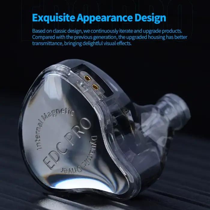 KZ EDC Pro casque dynamique dans l'oreille moniteur HiFi filaire