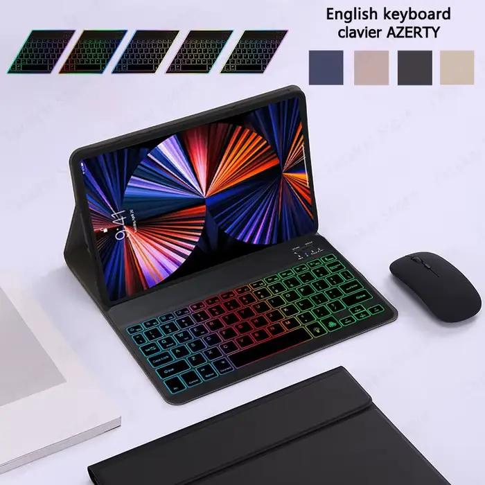 Clavier Azerty pour Samsung Galaxy Tab A8 Étui 10.5''