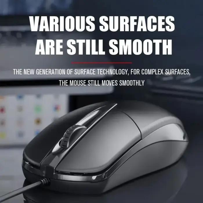 Souris optique filaire USB pour ordinateur portable