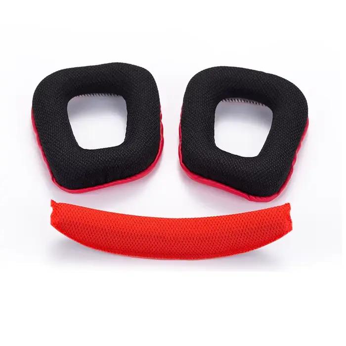 Coussinets d'oreille Kit de bandeau de remplacement pour Logitech G331 G332 G432 G431 G430 G230 G231 G930 casque de jeu oreillettes faisceau