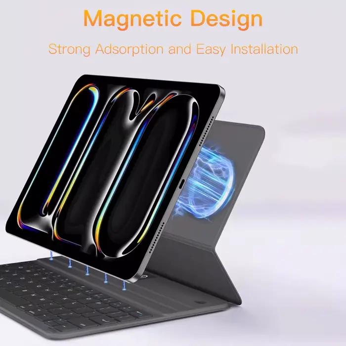 Clavier magique magnétique pour IPad 11th 2025 Air 13 pouces 11