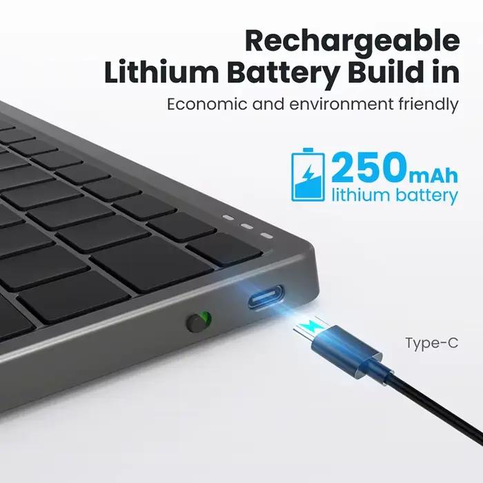 Clavier Bluetooth avec pavé tactile pour Windows Android IOS Support