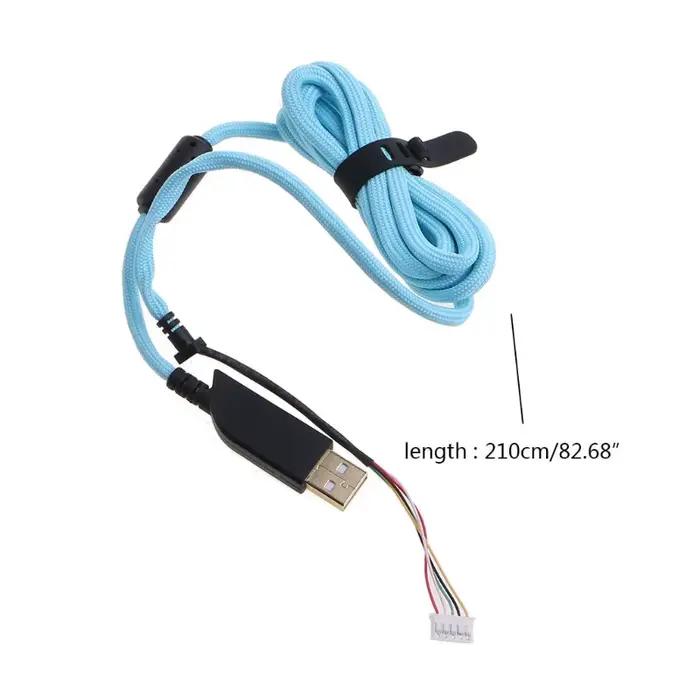 Câble souris USB 2 mètres, fil souris pour souris ZOWIE EC1-A EC1-B FK1