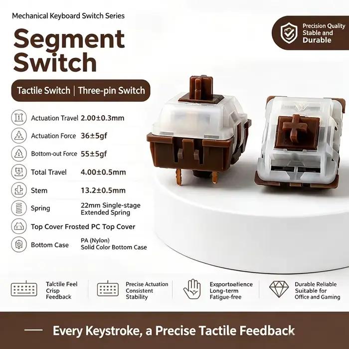 Interrupteurs tactiles KTT KU Switch 3Pin Clicky