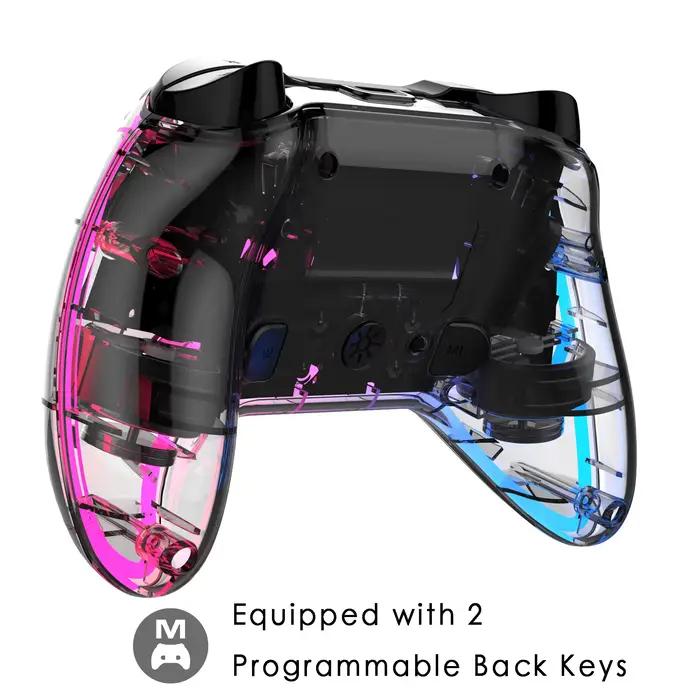 Manette de jeu sans fil SW123 pour Switch2/Switch/PC avec vibration à double moteur