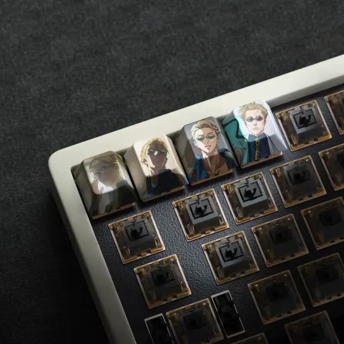 Gojo Satoru Jujutsu Kaisen Anime Keycaps PBT Custom Keyboard