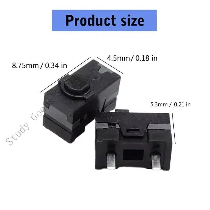 H3CA Précise 2 broches Bouton rouleau roue souris microswitch pour le jeu Mouse Smooth Clicking silencieux