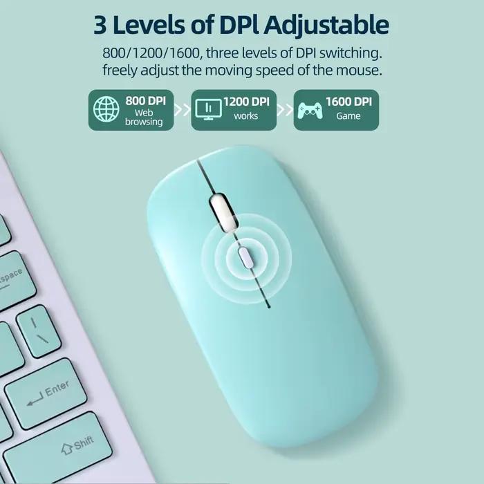 Souris Bluetooth pour iPad Samsung MatePad Lenovo MiPad Android Windows tablette batterie