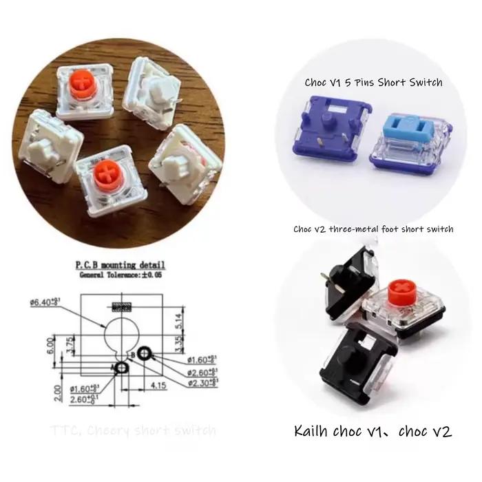 Clavier fendu à profil bas V5a