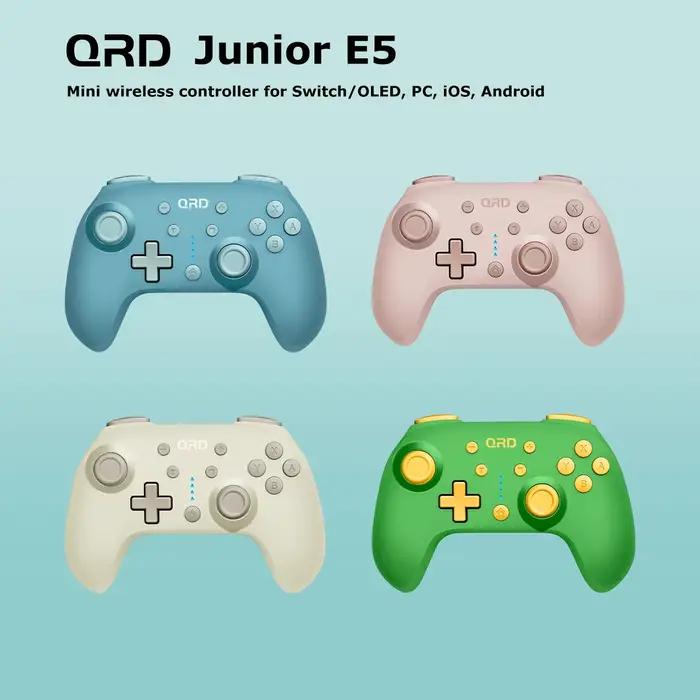 QRD Junior E5 Mini contrôleur sans fil pour Switch/OLED/Lite PC IOS Android manettes de jeu portables pour enfants commutateur de Joystick de rechange 2