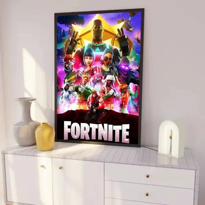 Affiches Game-F-F-Fortnites autocollantes imperméables