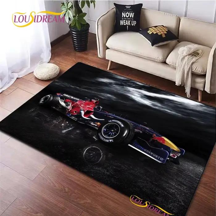 Tapis de voiture de course pour salon chambre tapis Table cuisine enfants porte tapis de sol antidérapant cadeau d'anniversaire accessoires de photographie tapis