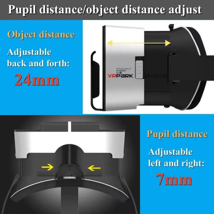 V5 4K réalité virtuelle VR lunettes IMAX 3D vidéo Google carton boîte VR casque