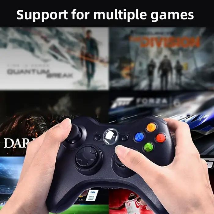 Manette de jeu filaire 360 pour PC et Xbox, boutons membranaux, moteur intégré, cinq couleurs disponibles, pour une expérience de jeu personnalisée et immersive