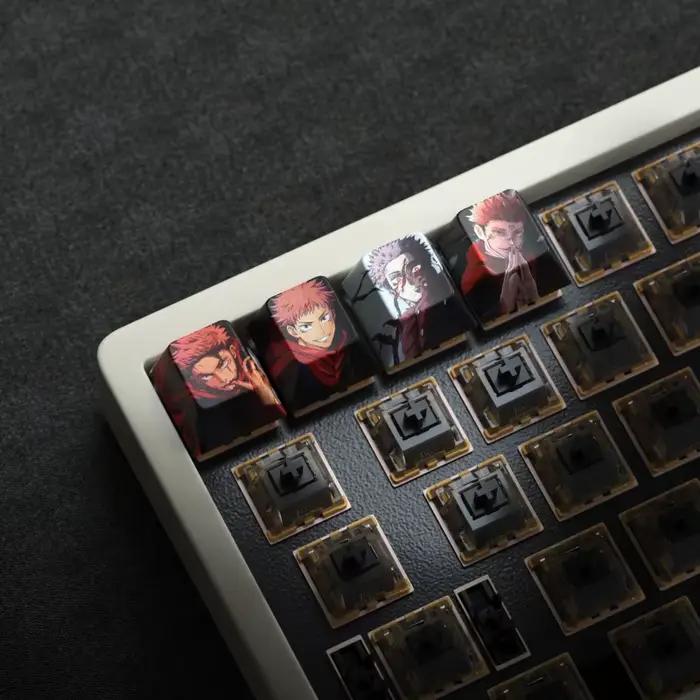 Gojo Satoru Jujutsu Kaisen Anime Keycaps PBT Custom Keyboard