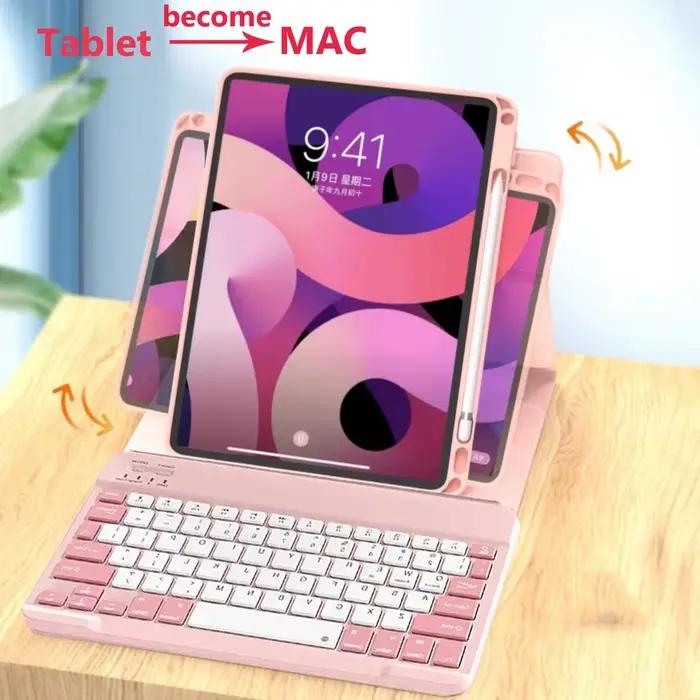 Étui Clavier Rotatif à 360° pour iPad 11e Génération A16 2025 11 Pouces