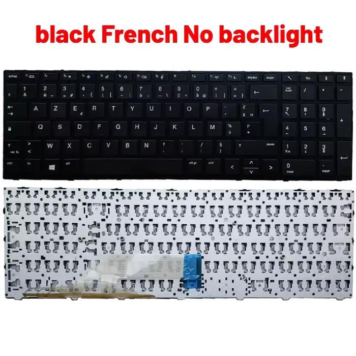 Nouveau clavier d'ordinateur portable russe/américain/espagnol Latin/français AZERTY pour HP Probook 450 G5 455 G5 470