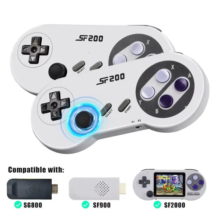 2PC Jeu Vidéo Console Contrôleur pour SF2000/SF900/SG800 Portable De Poche Joueur de Jeu 3D Rocker Sans Fil Gamepad Double Joysi