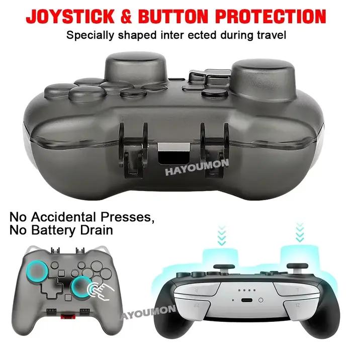 Étui de protection transparent pour manette Switch 2 Pro